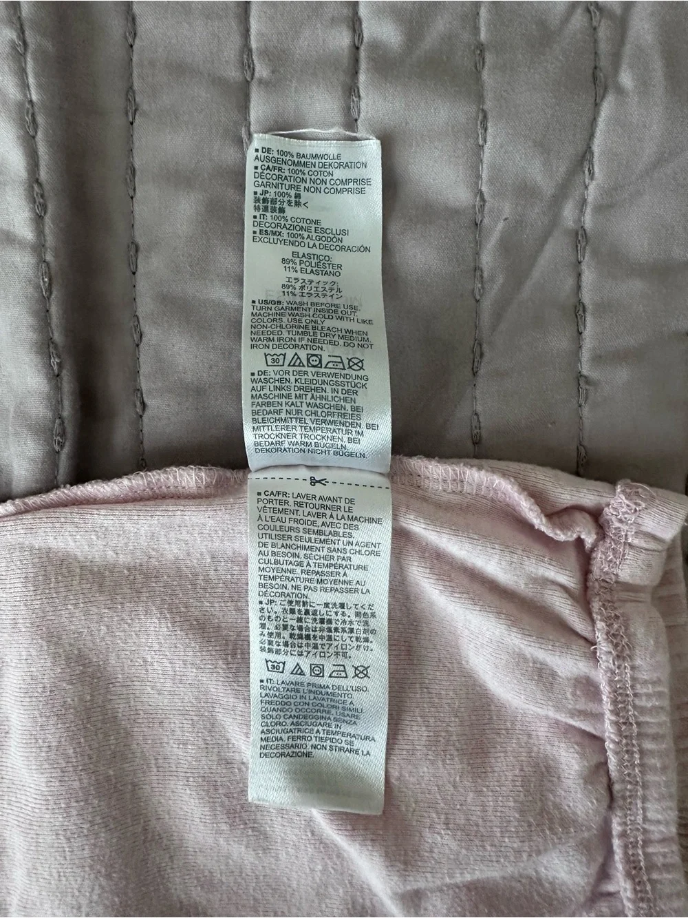 Carter's Light Pink Baby Sleep Gown with Bunny Embroidery